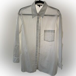 Massimo Dutti White Women's Dress Shirt